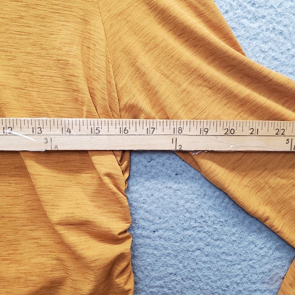 CALIA Golf Activewear Top Women M Brown Texture Long Sleeve Odor Control UPF 50+ - Picture 4 of 9